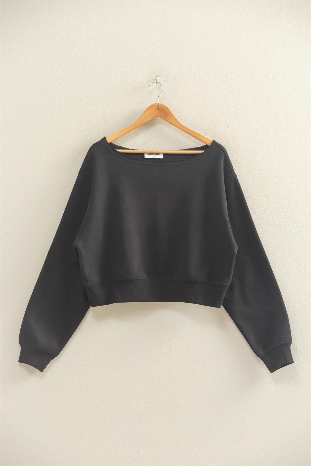 Relaxed Boat Neck Sweatshirt