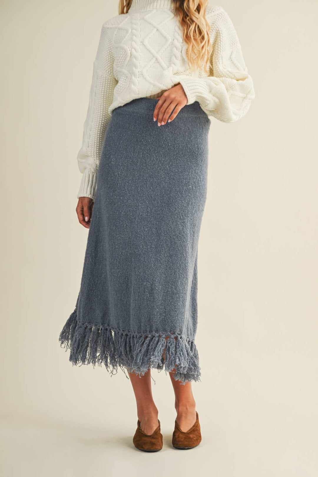 Annika Skirt in denim — view 1