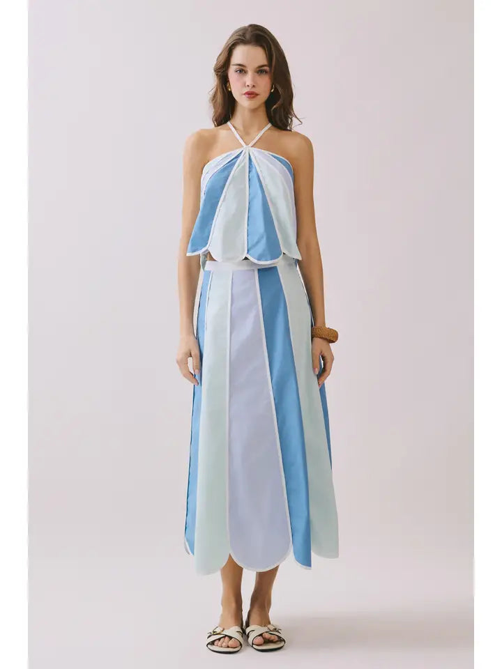 Ocean Blues Scallop Set