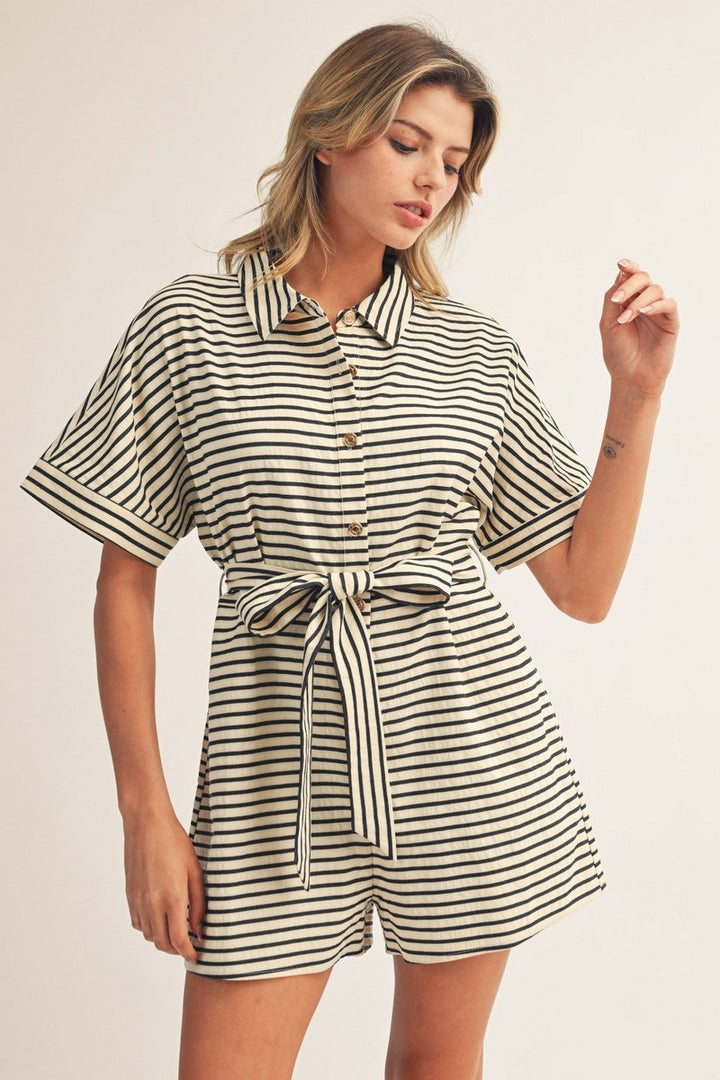Seersucker Romper