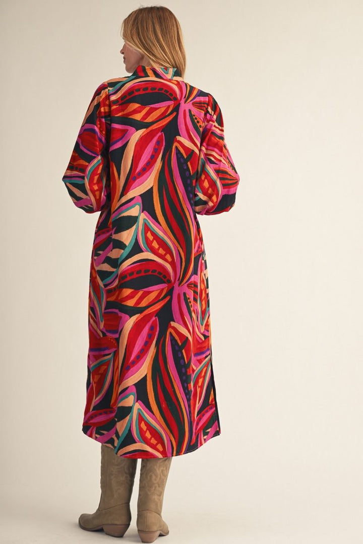 Plume Dress - Black