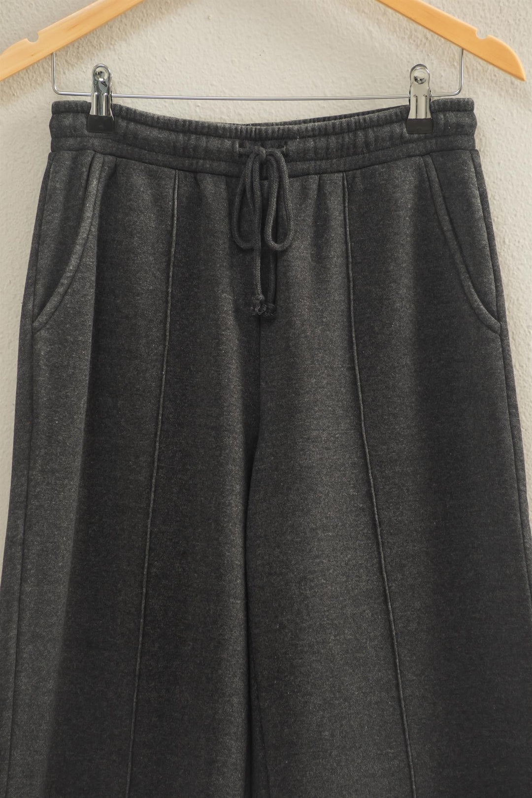 Collared V-Neck Set