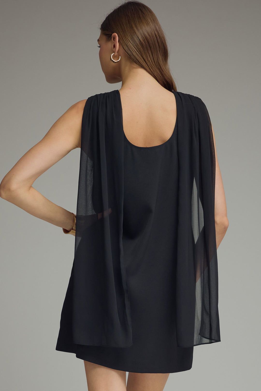 Charleston Cowl Mini Dress