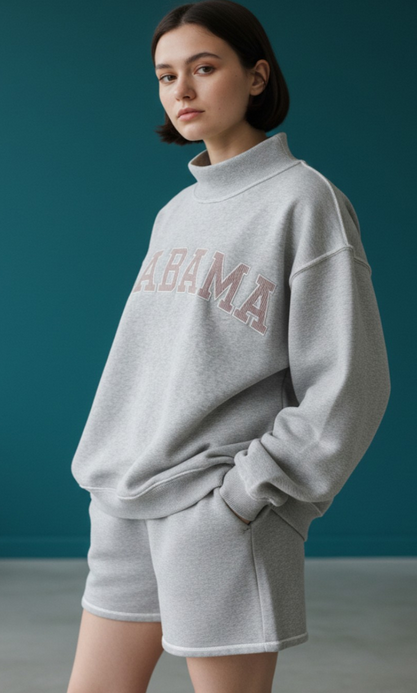 Crimson Saturday Sweatshirt | Side View | Shop Papori