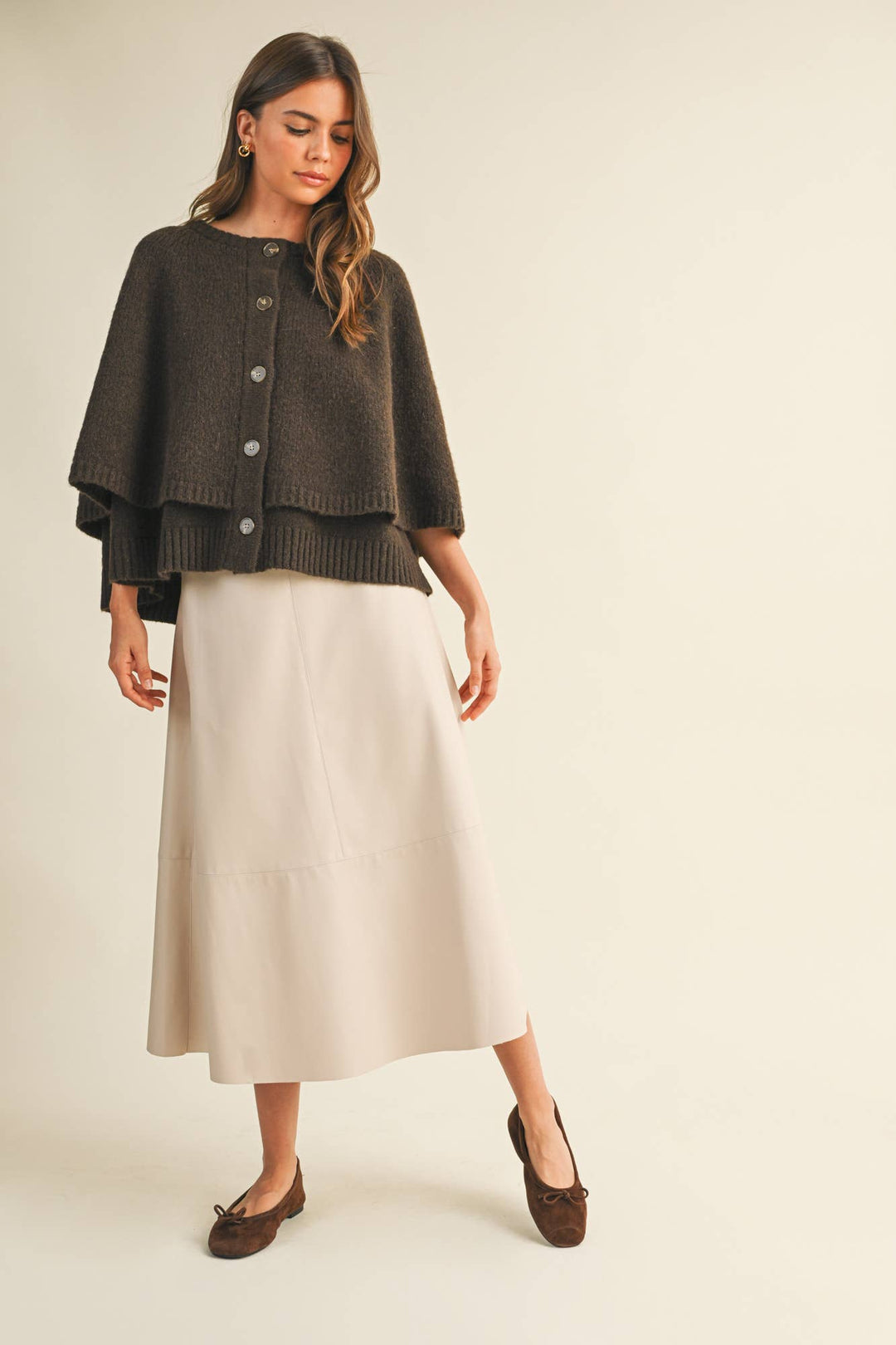 Maxine Capelet in Espresso