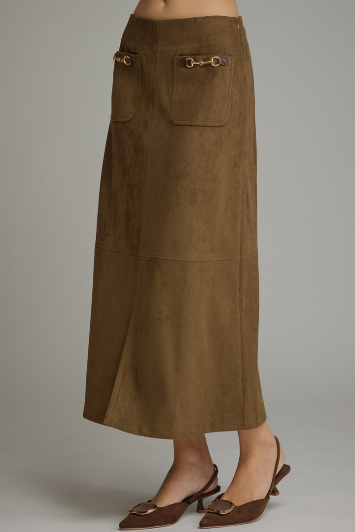 Claret Skirt - Wood