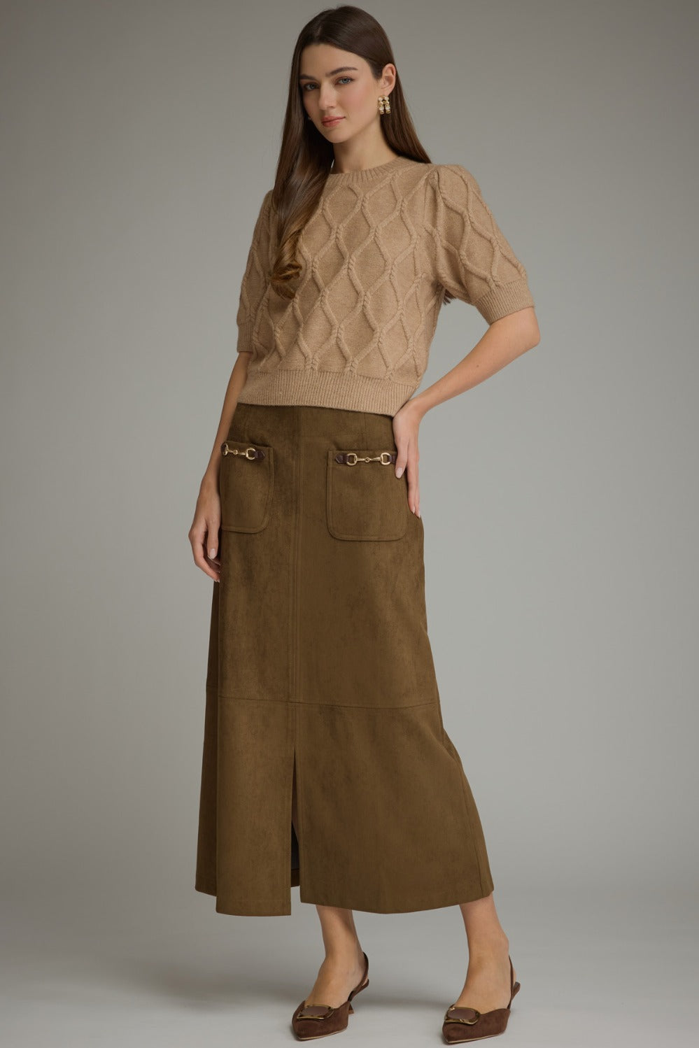 Claret Skirt - Wood