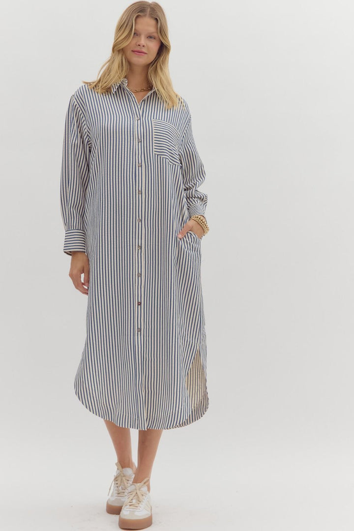 Sunday Stroll Shirt Dress