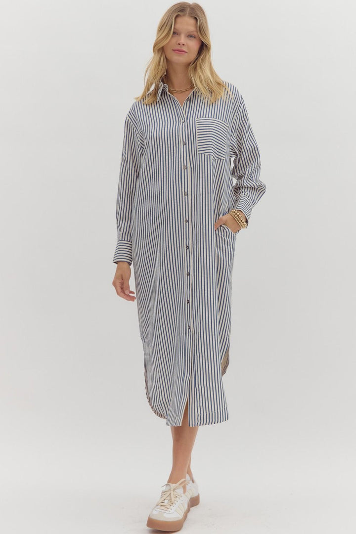 Sunday Stroll Shirt Dress