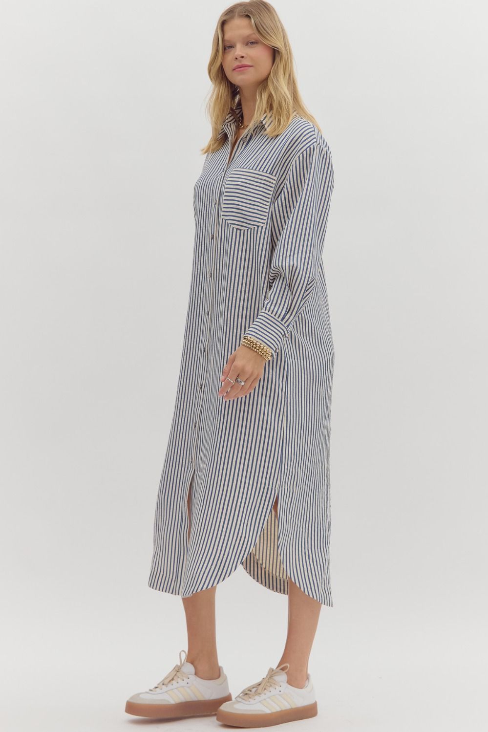 Sunday Stroll Shirt Dress