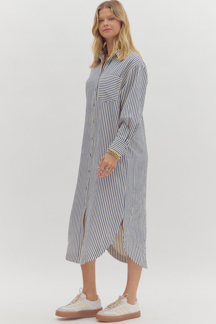 Sunday Stroll Shirt Dress
