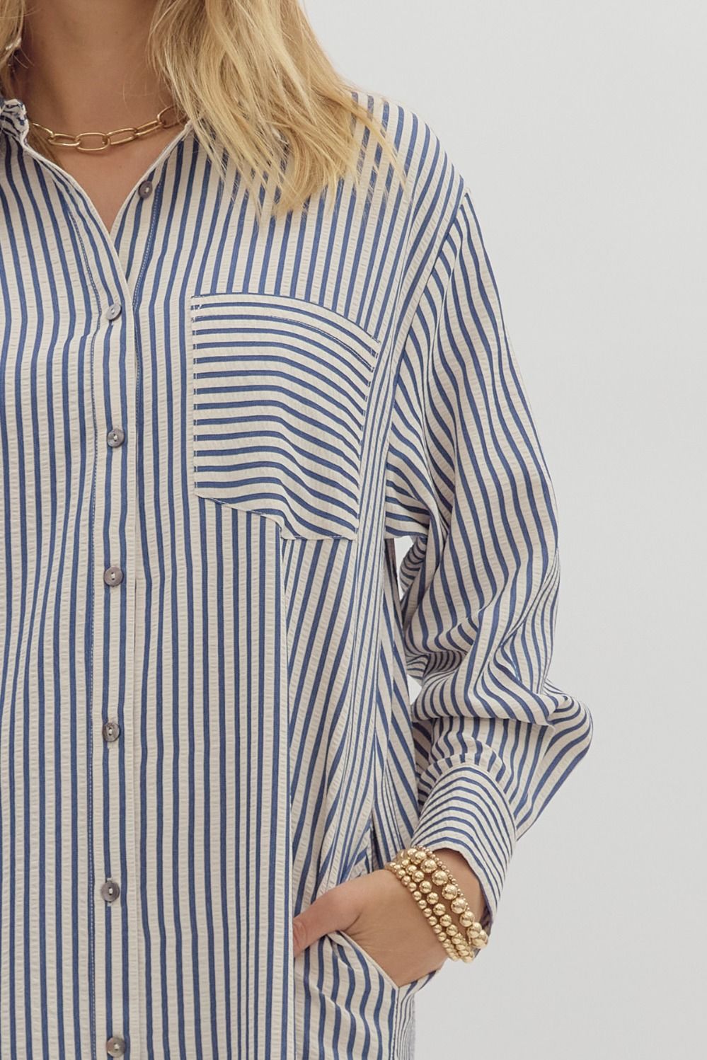 Sunday Stroll Shirt Dress