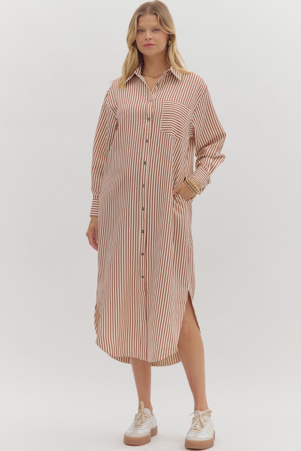 Sunday Stroll Shirt Dress
