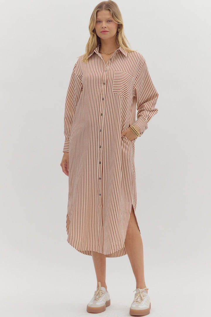 Sunday Stroll Shirt Dress
