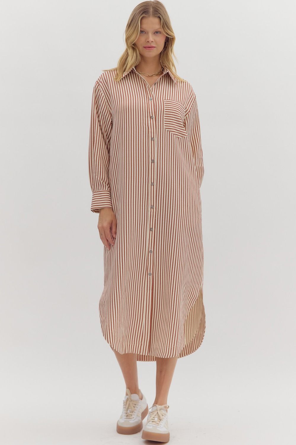 Sunday Stroll Shirt Dress