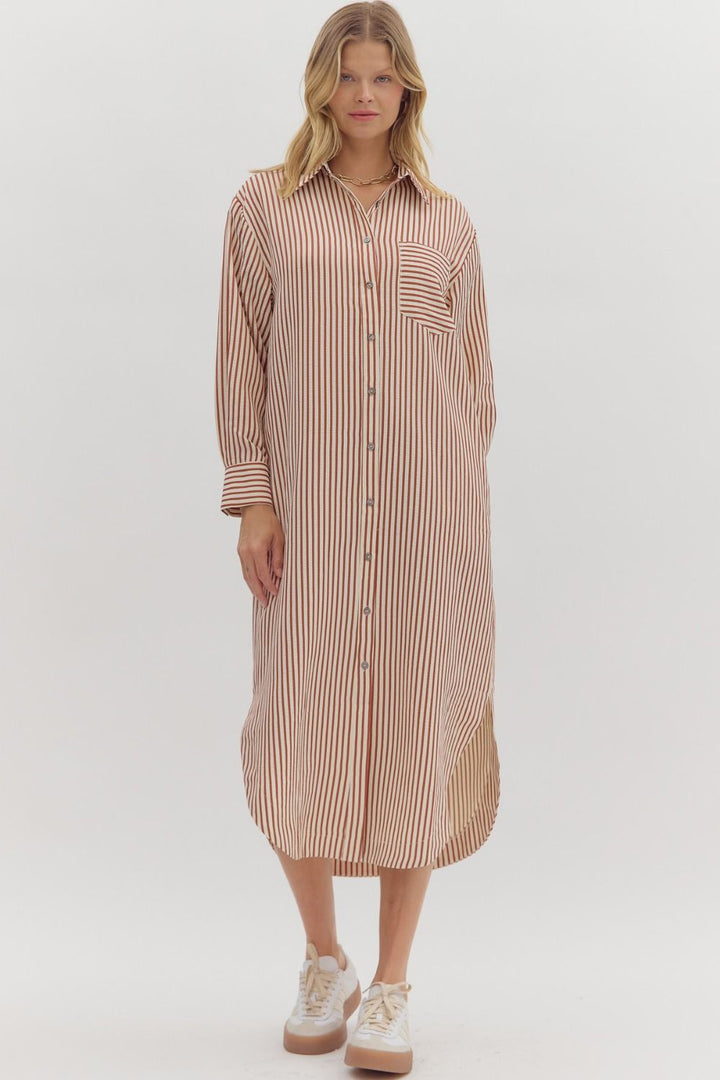 Sunday Stroll Shirt Dress