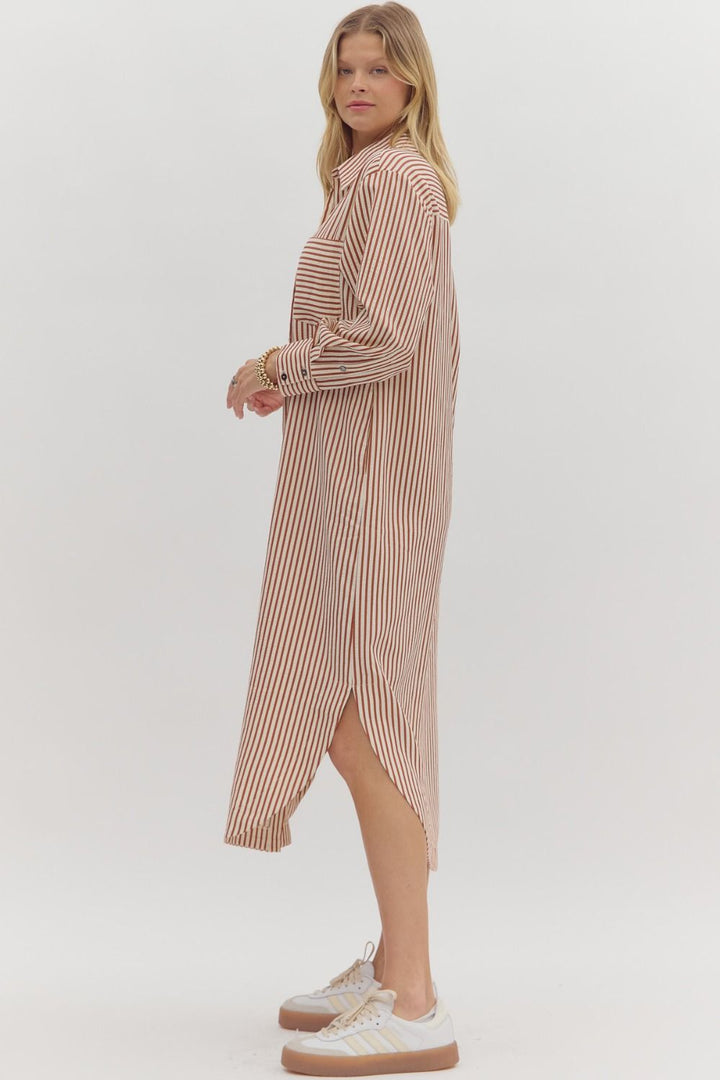 Sunday Stroll Shirt Dress