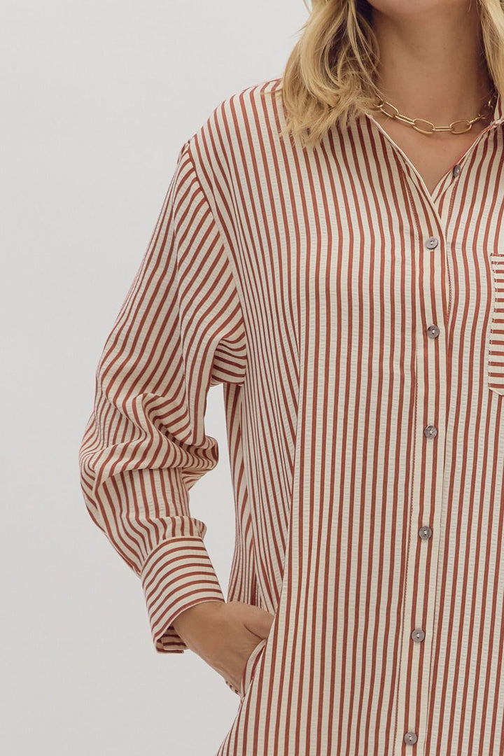 Sunday Stroll Shirt Dress