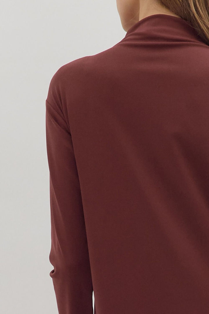 Turtleneck Shirt Dress