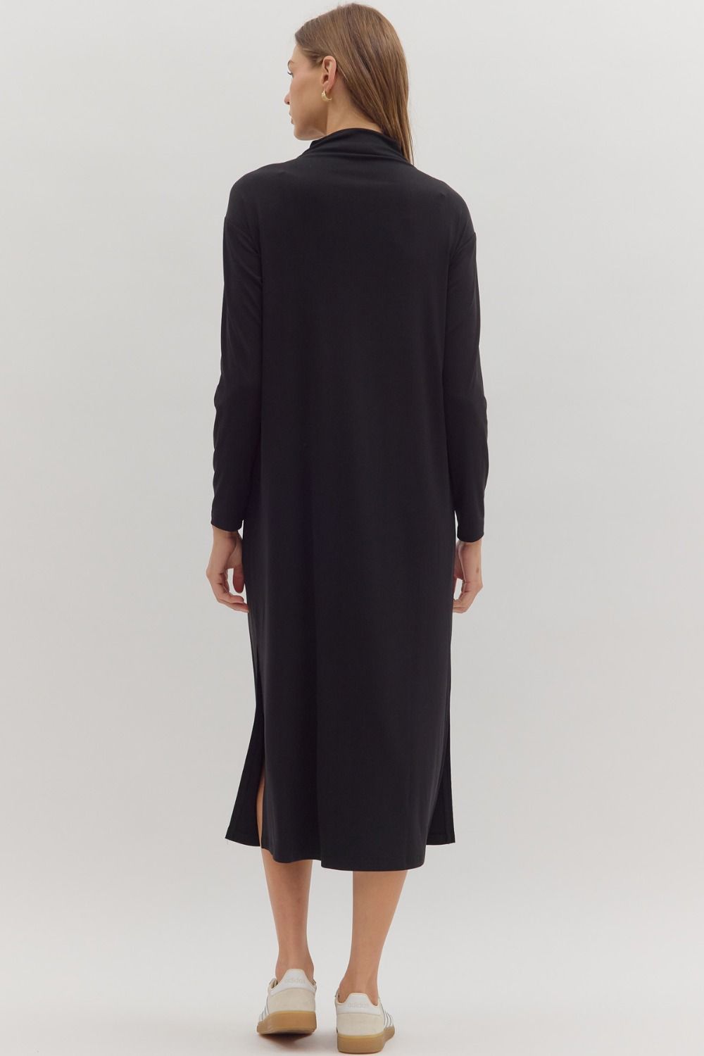 Turtleneck Shirt Dress