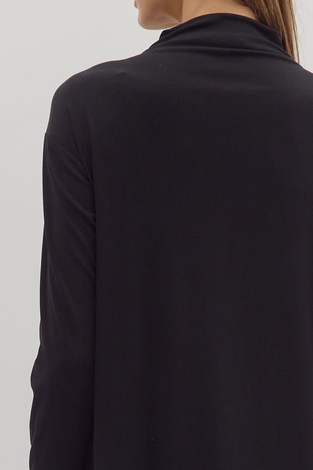 Turtleneck Shirt Dress
