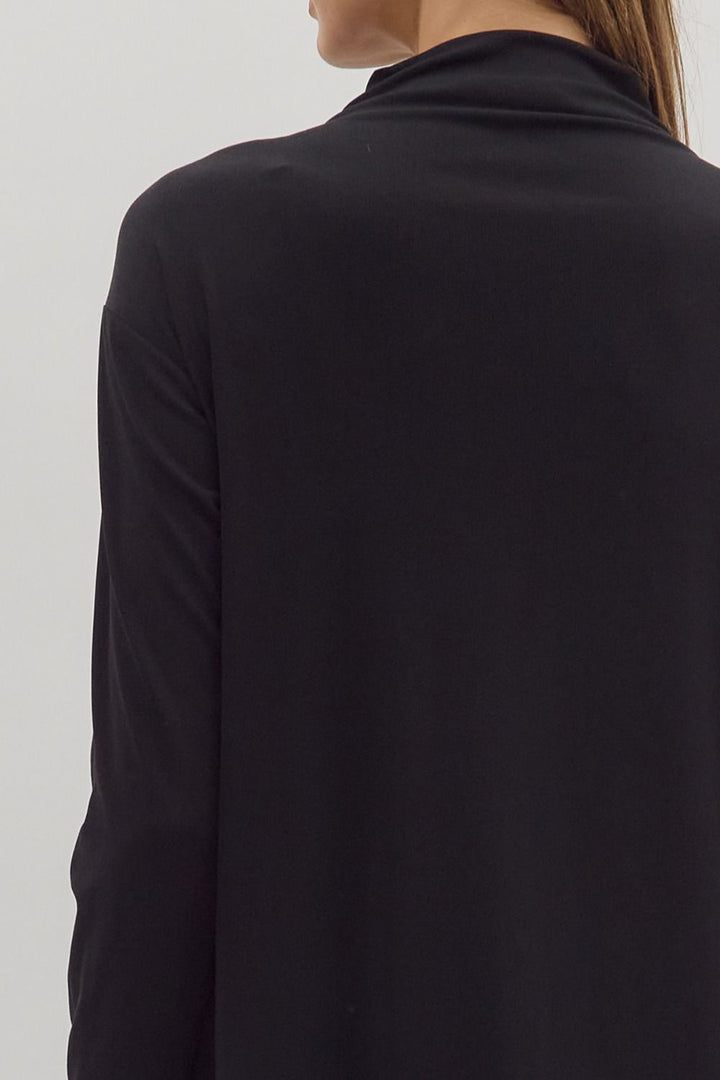 Turtleneck Shirt Dress