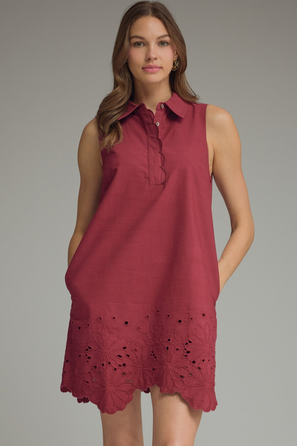 Magnolia Eyelet Mini Dress