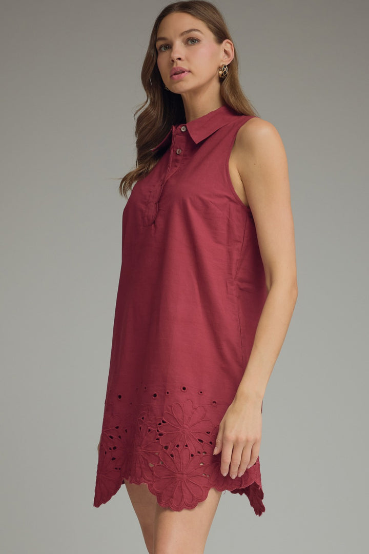 Magnolia Eyelet Mini Dress