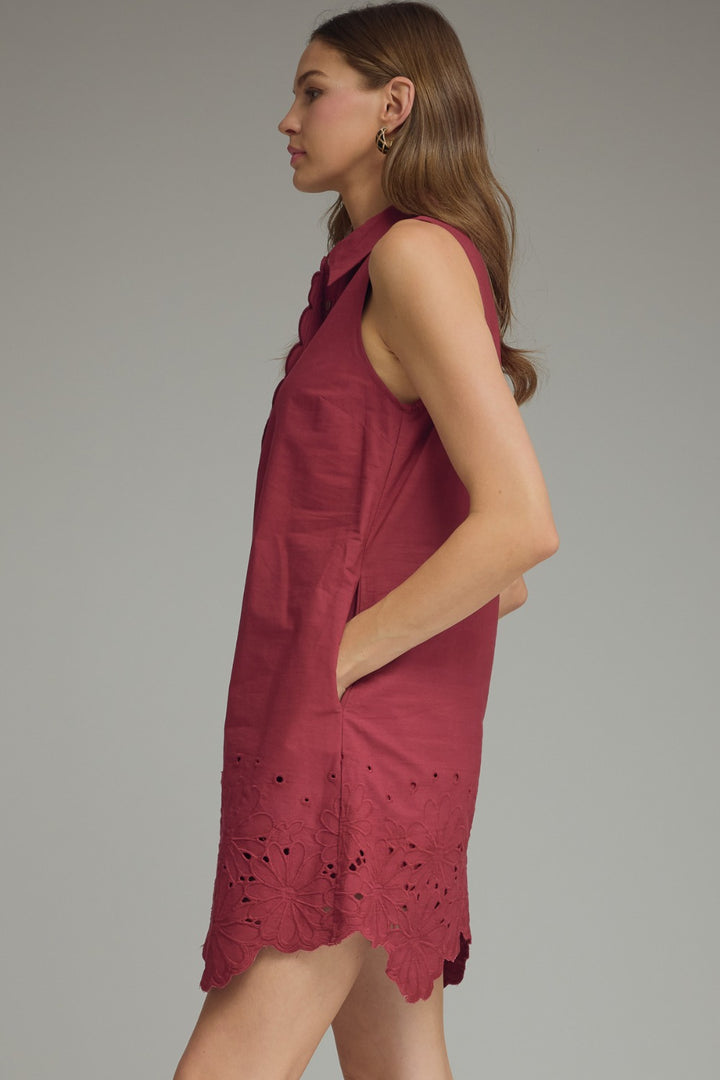 Magnolia Eyelet Mini Dress