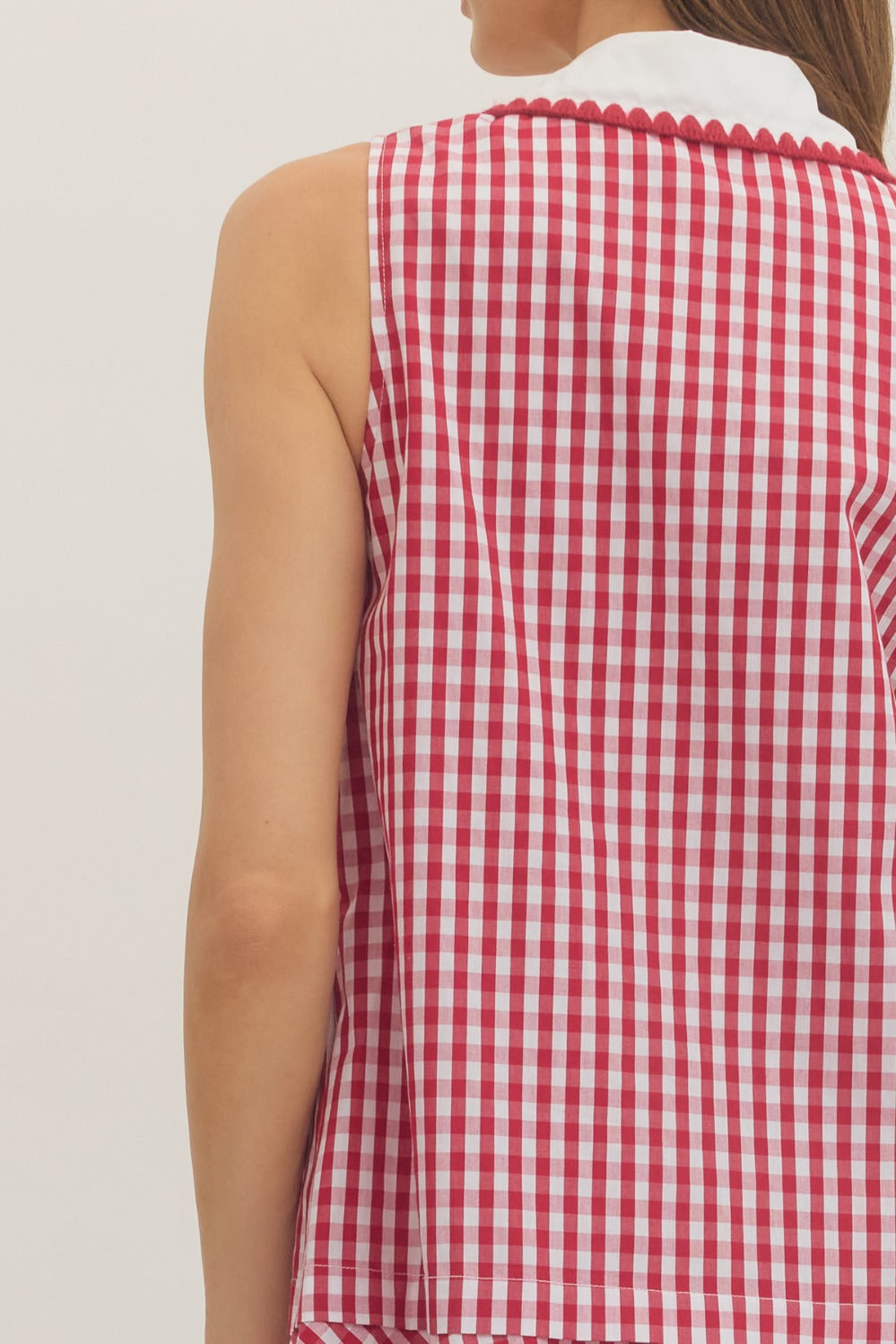 Clover Gingham Mini Dress