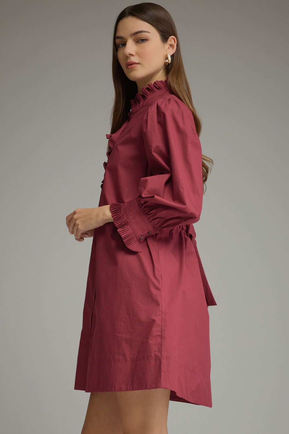 Phoebe Dress - Wine