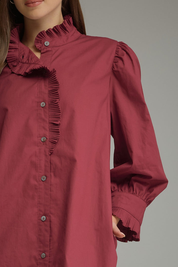 Phoebe Dress - Wine