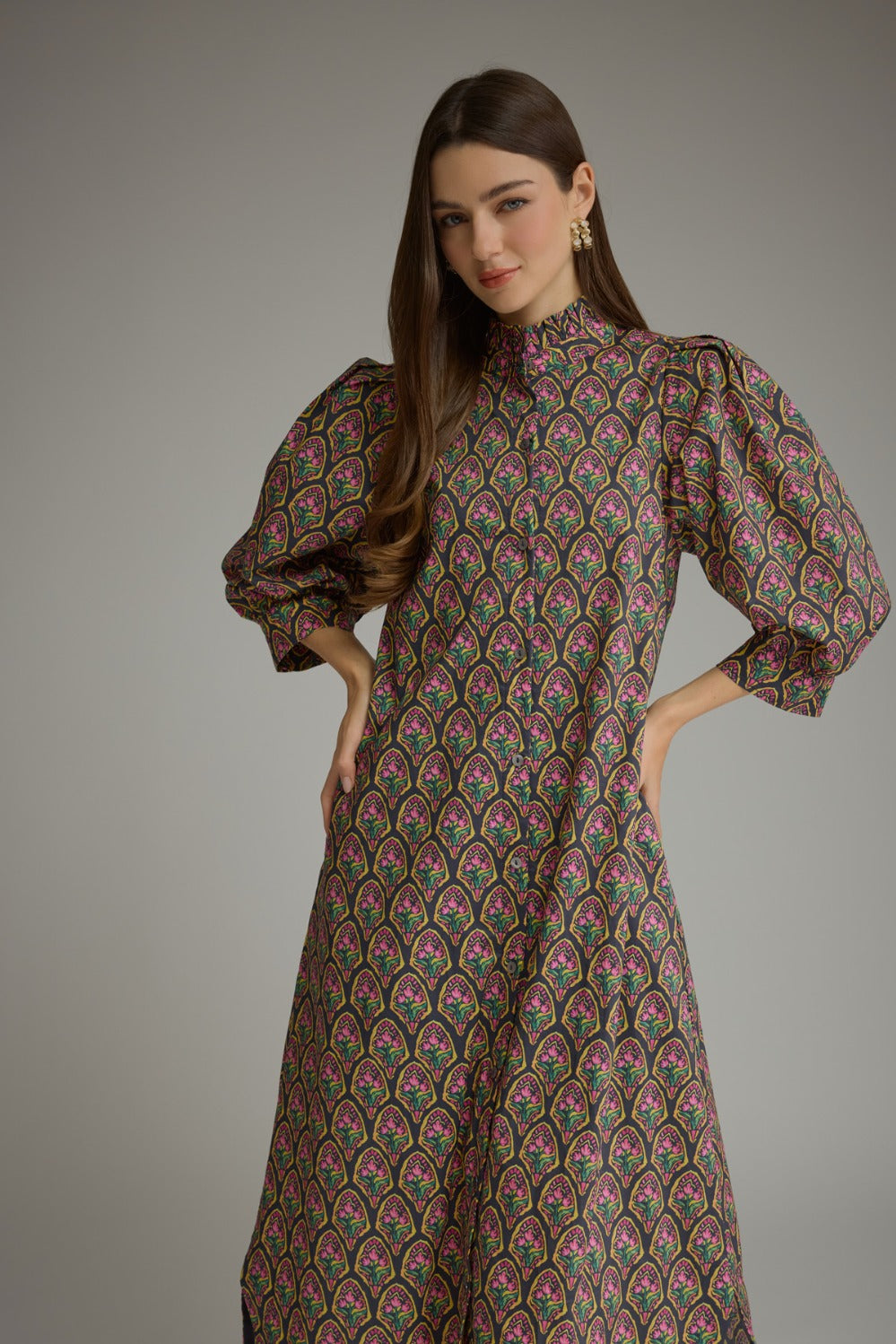 Winnie Dress in Navy