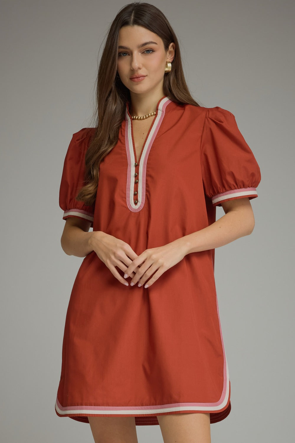 Elowen Dress - Rust