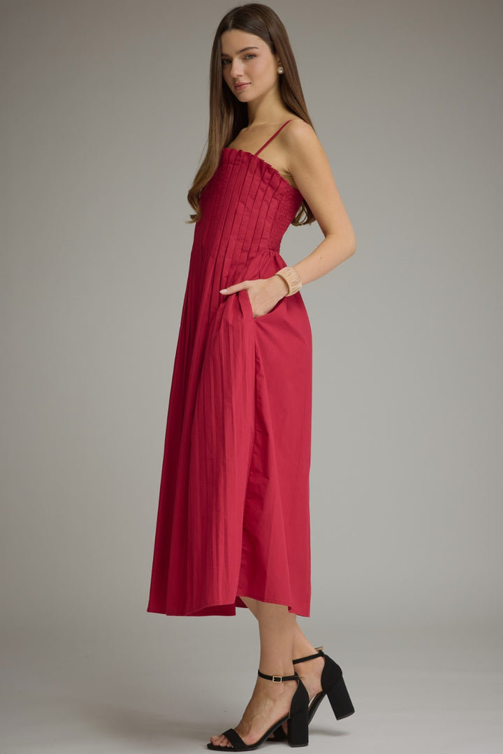 Corinne Dress - Ruby