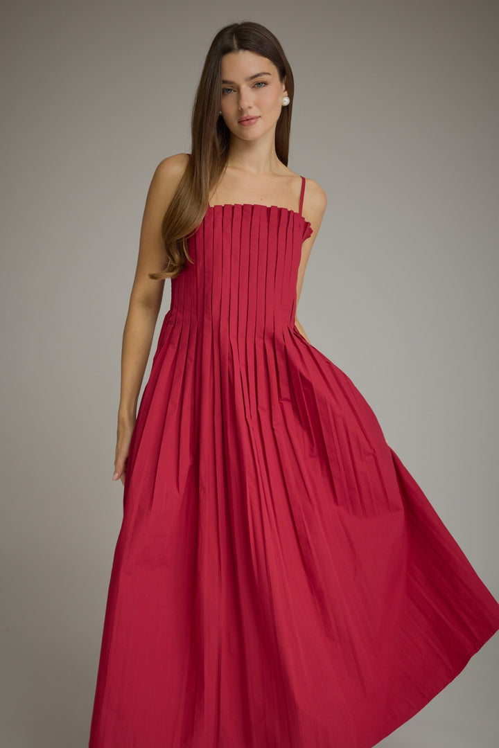 Corinne Dress - Ruby