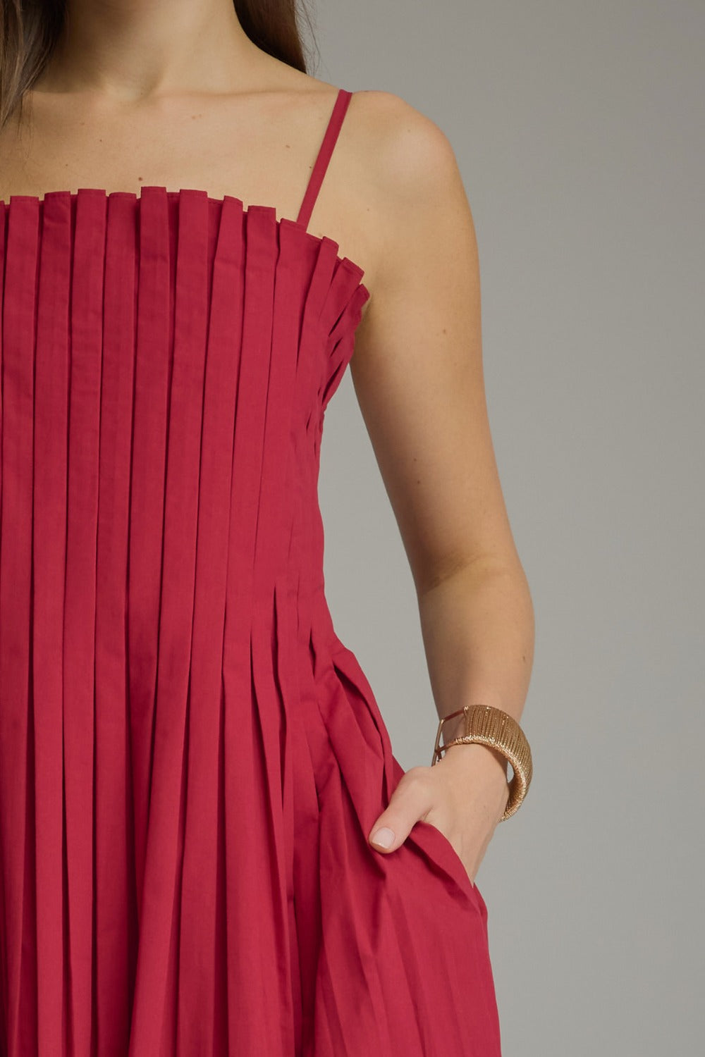 Corinne Dress - Ruby