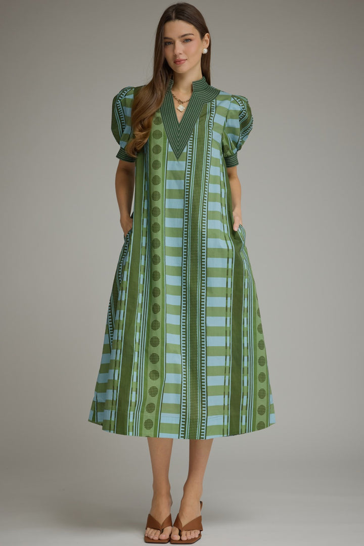 Pemberton Dress - Olive