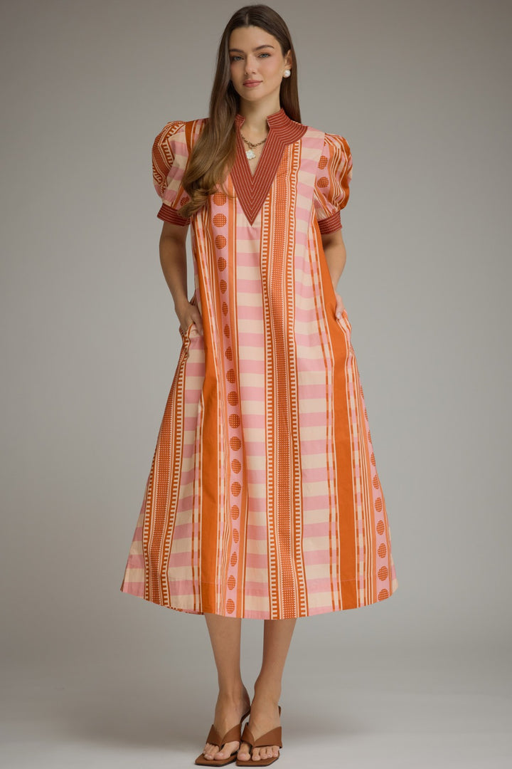 Pemberton Dress - Rustpink