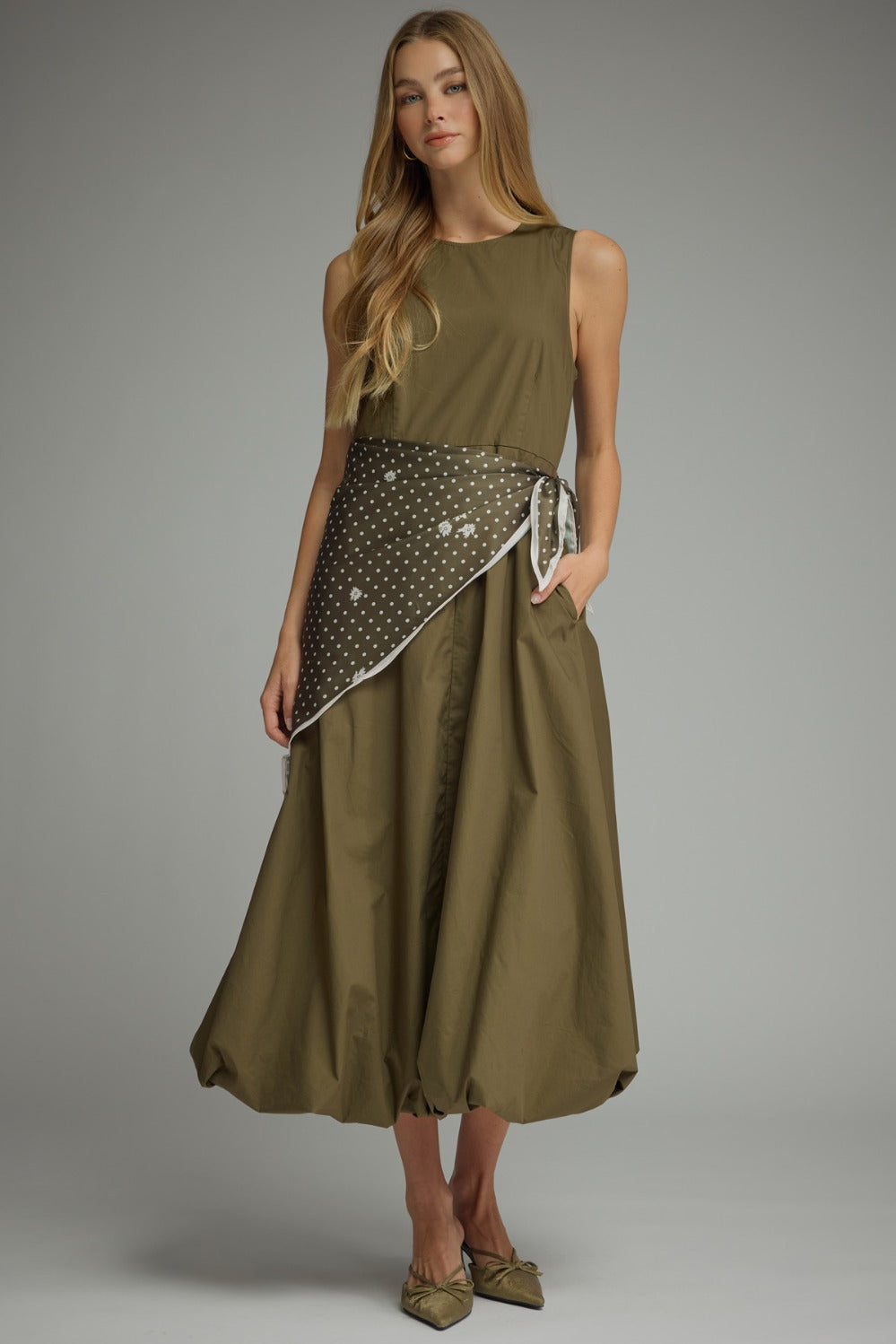 Ingrid Dress - Olive