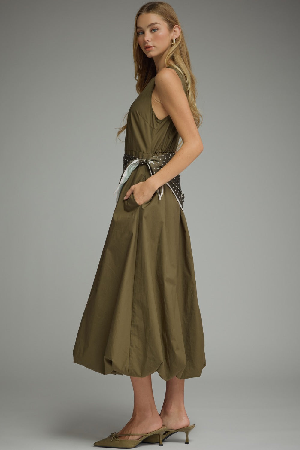 Ingrid Dress - Olive