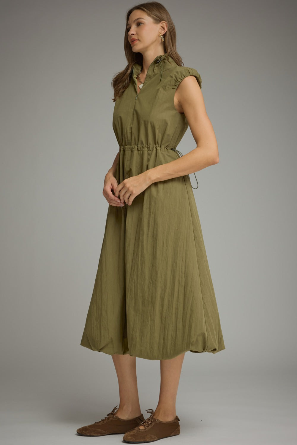 Hannah Dress in Olive