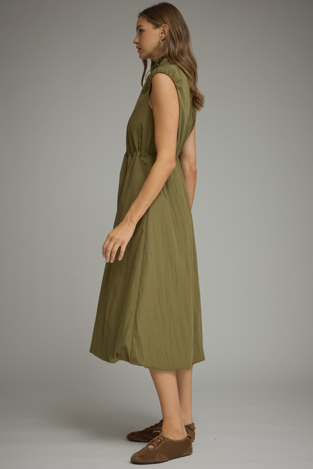 Hannah Dress in Olive
