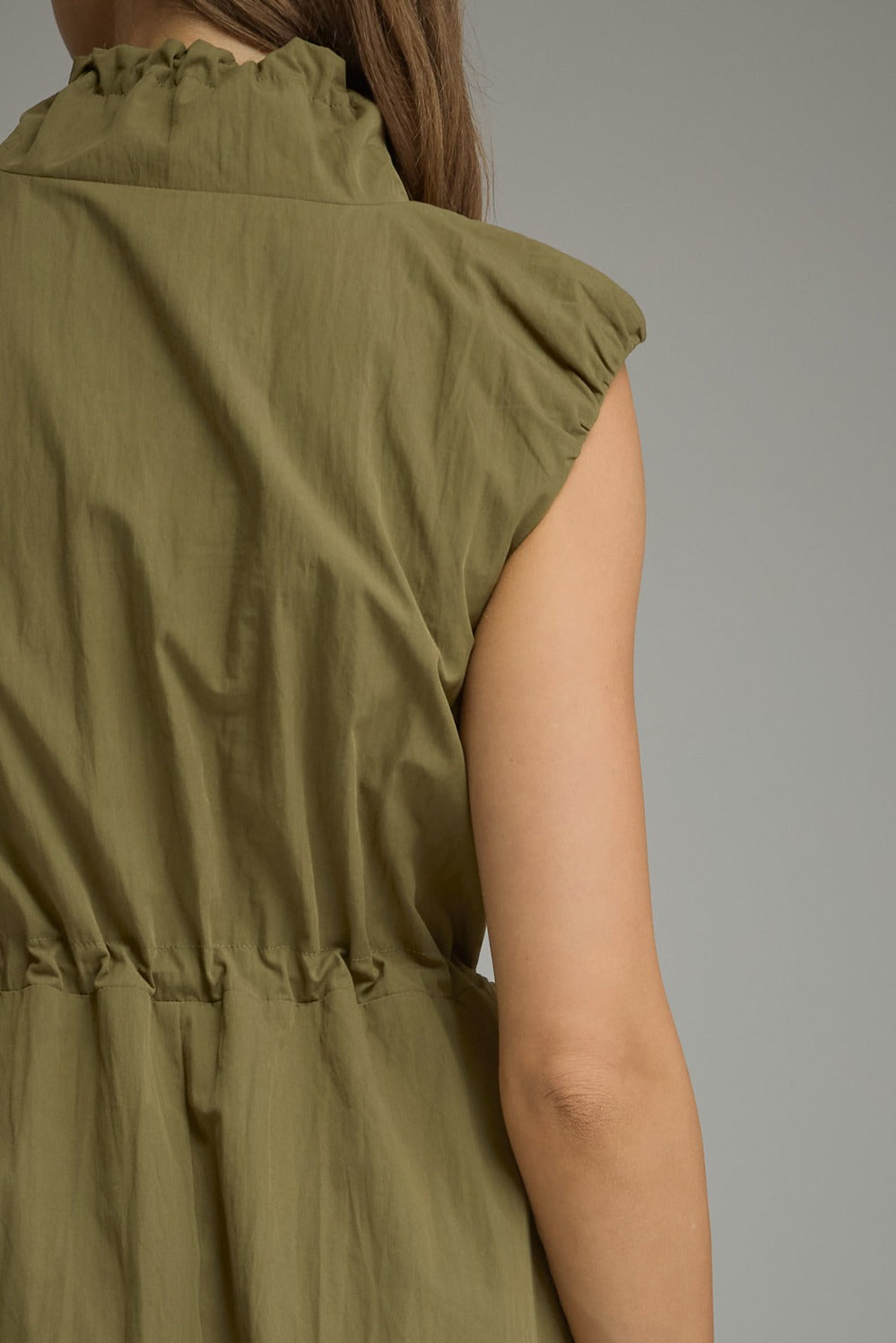 Hannah Dress in Olive
