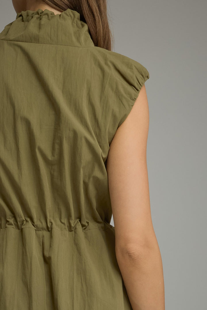 Hannah Dress in Olive
