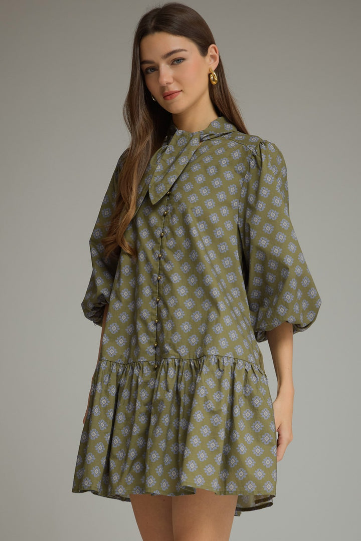 Mabel Dress in Olive