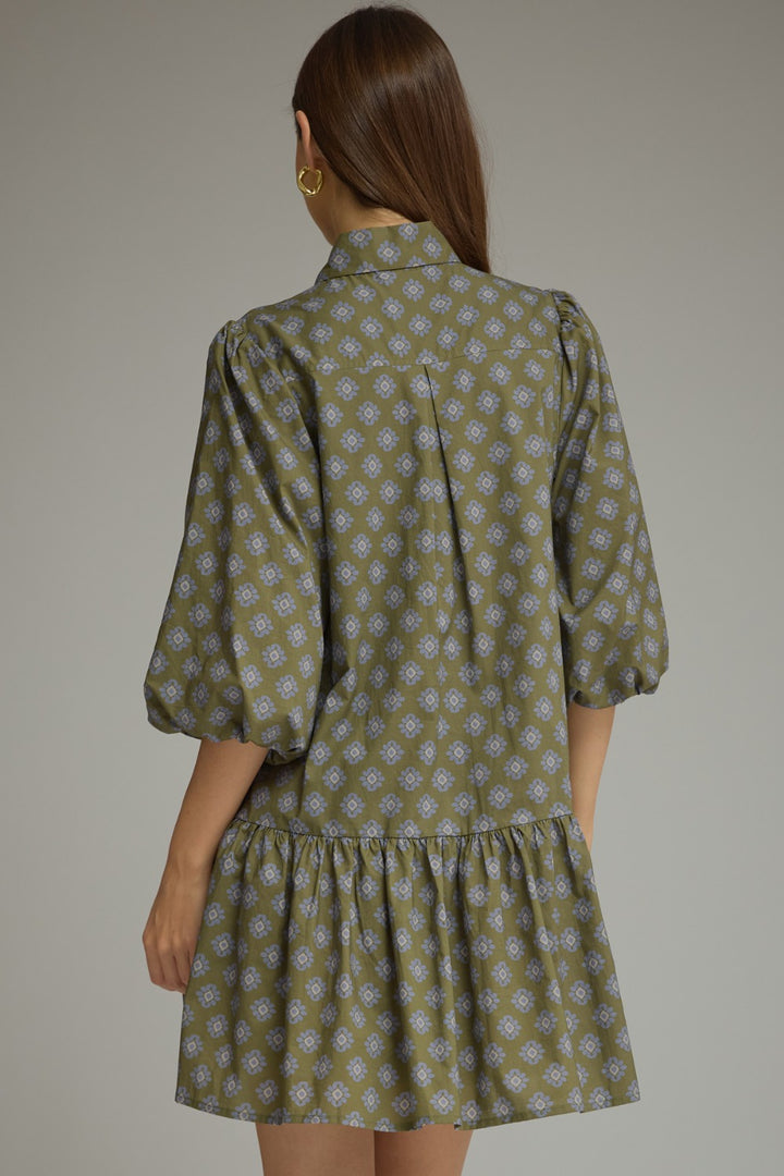 Mabel Dress in Olive