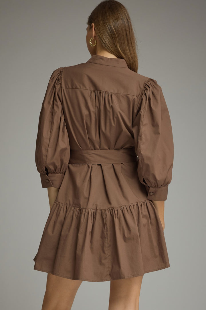 Petra Dress in Brown