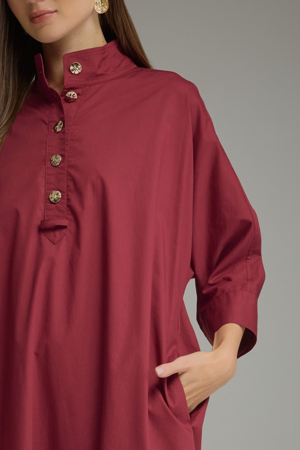 Minna Dress - Burgundy
