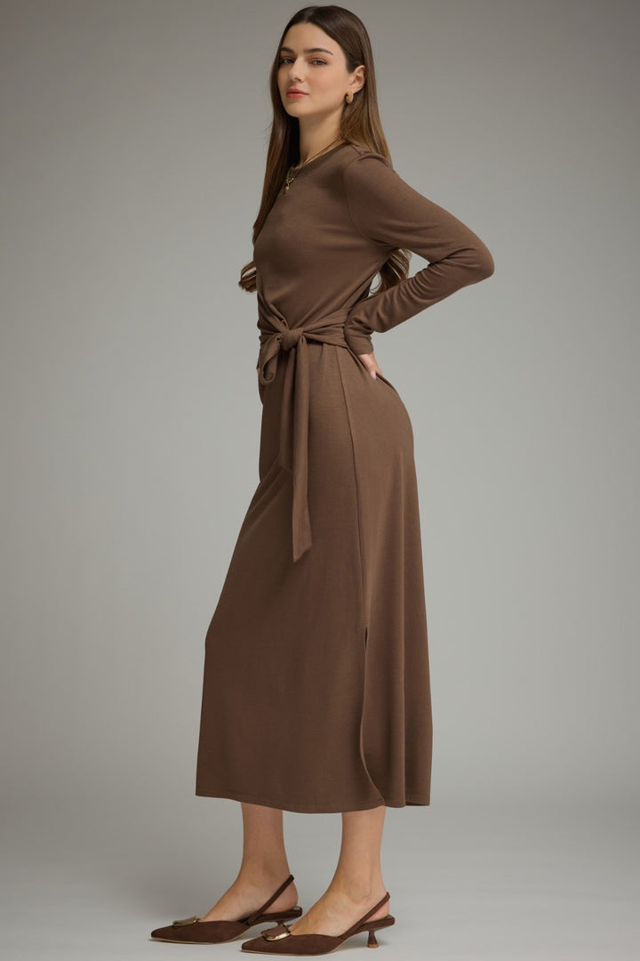Natalie Dress in Brown
